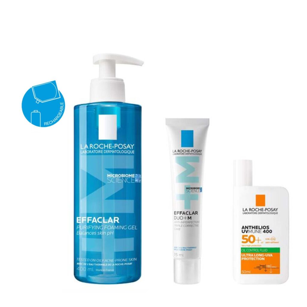 ROUTINE ANTI-IMPERFECTIONS EFFACLAR & ANTHELIOS